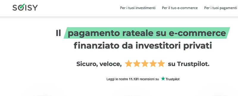 SOISY e Pagolight unita per acquistare a rate preventivi personalizzati