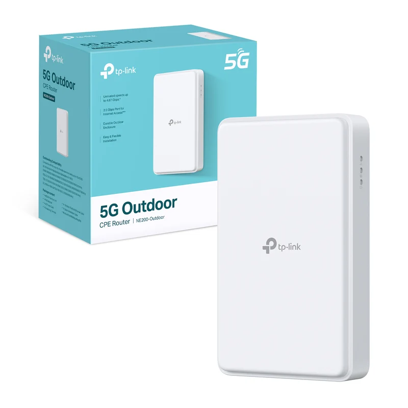 NE200-Outdoor Router 5G con SIM Esterno, Porta 2.5G, IP66, PoE (Adattatore incluso)
