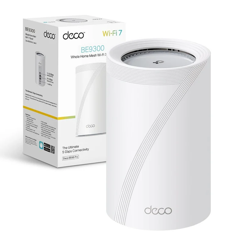 Deco BE65 Pro Sistema Mesh Wi-Fi 7 BE9300Mbps 2 Porte 5Gbps, 1pz