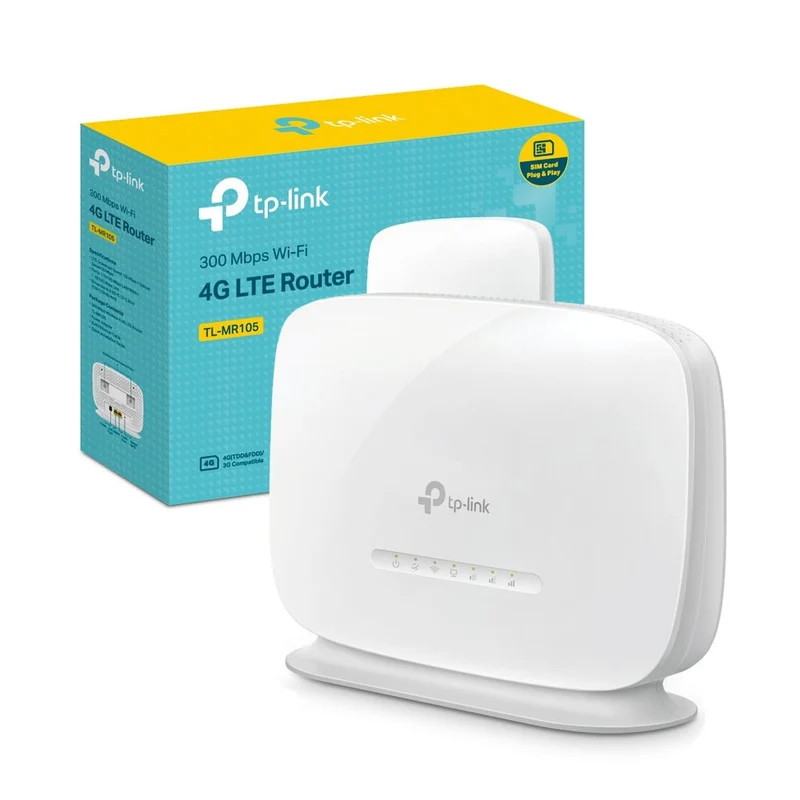 TL-MR105 Router WiFi con SIM 4G LTE CAT4 N300Mbps