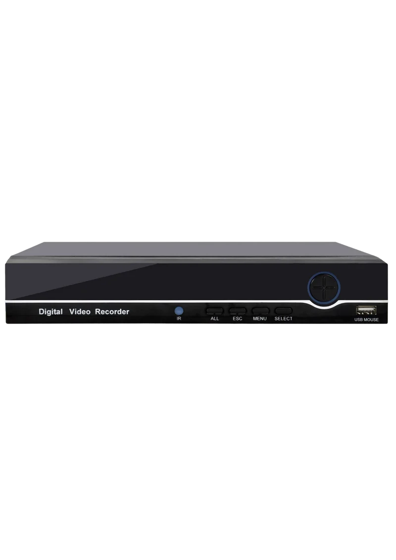 DVR Registratore per Videosorveglianza 4K – H.265+ Multibrand 6 in 1 con Intelligenza Artificiale