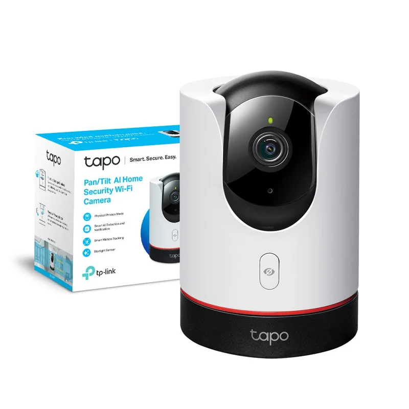 Tapo C225 Telecamera Wi-Fi Interno 2K 4MP, 360° Visuale, Rilevazione e Notifiche Smart AI