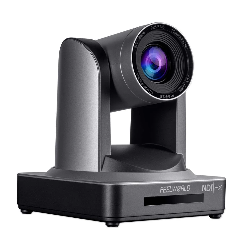FEELWORLD NDI20X Telecamera PTZ in streaming live 3G-SDI HDMI NDI IP simultanea con supporto zoom 20X PoE