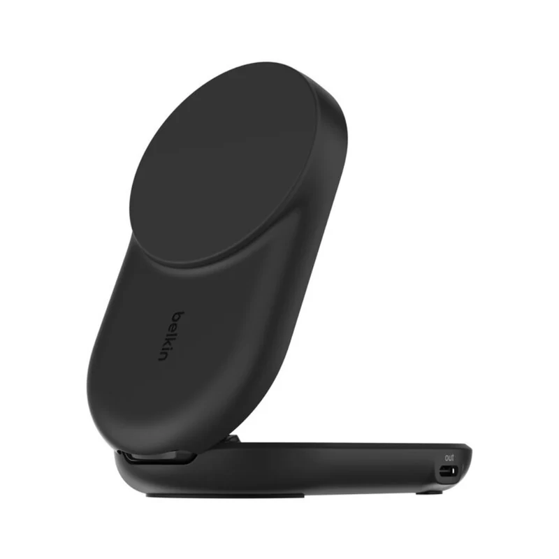 Belkin Cargador Inalámbrico Magnético 2 en 1 con Qi2 25W, WIZ039ttBK