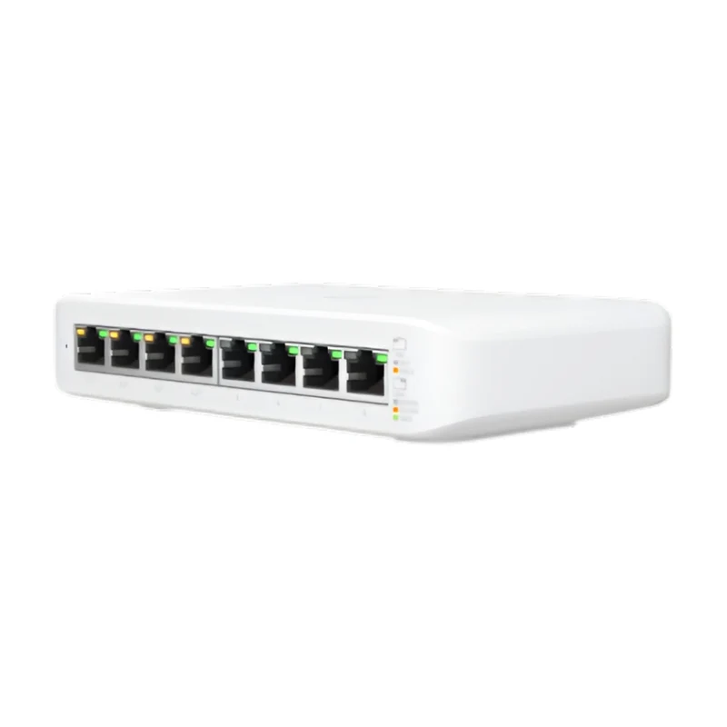 Ubiquiti Conmutador UniFi Switch Lite 8 x 10/100/1000 (4 PoE+) (USW-Lite-8-POE)