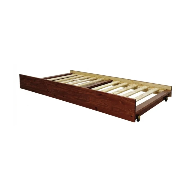 Tokoa Cama Auxiliar Individual de Madera Castaño (CA-1724)