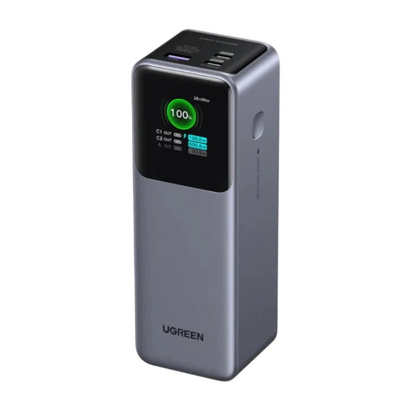 Ugreen Power Bank Batería Externa Carga Rápida con Pantalla 25,000 mAh 200W, 35525B