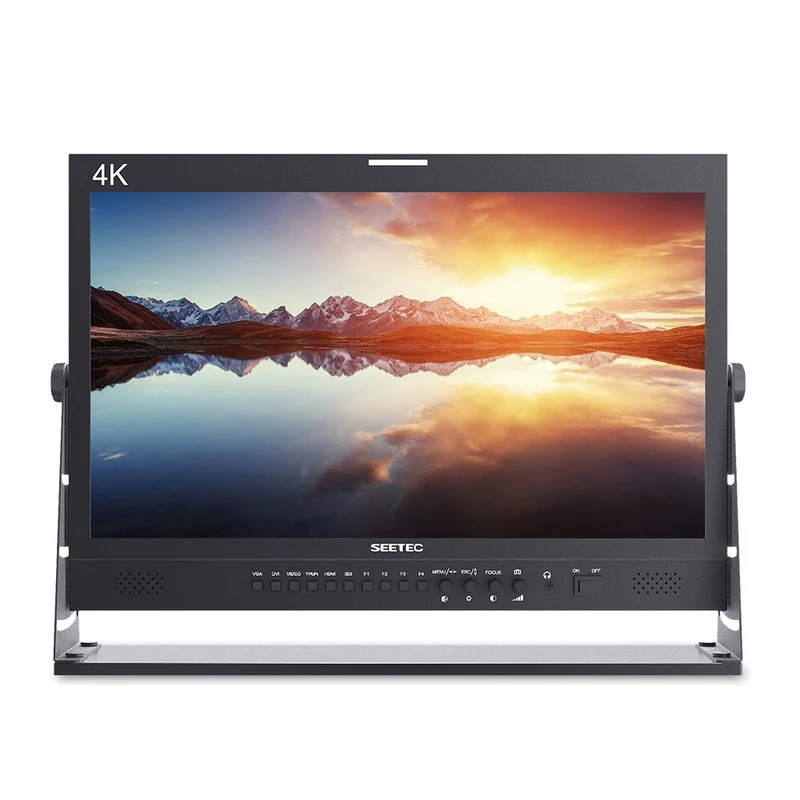 Monitor da studio SEETEC P215-9HSD da 21.5 pollici con risoluzione 1920×1080, ingressi 3G, SDI e 4K HDMI.