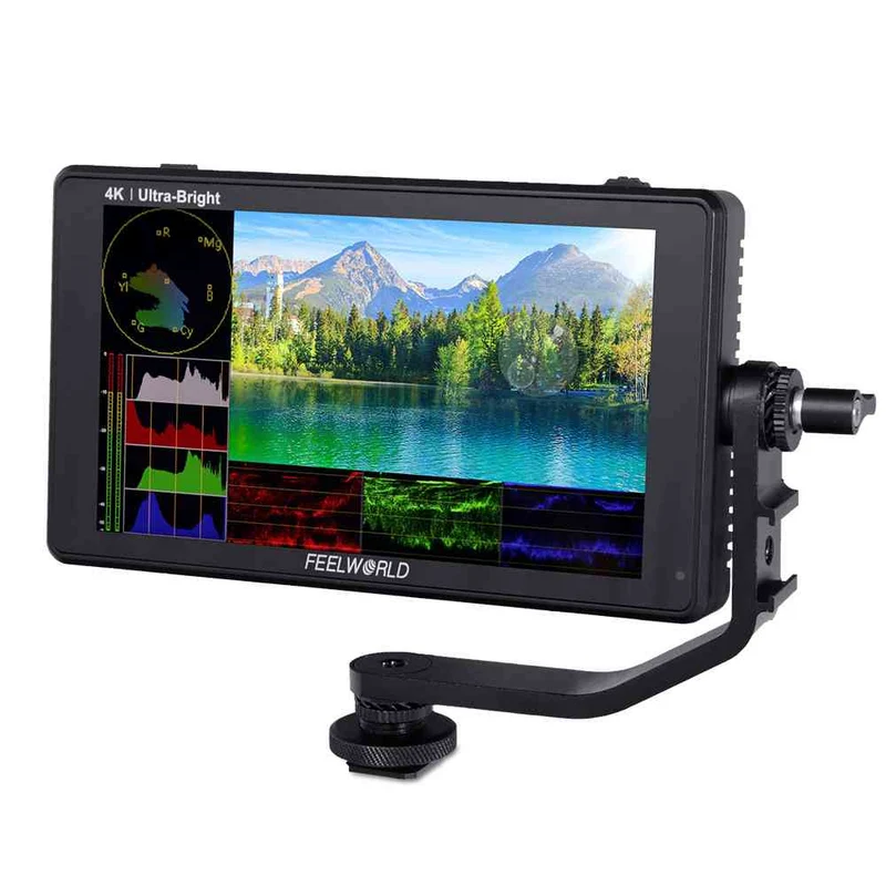 FEELWORLD LUT6S Monitor da campo ultra luminoso da 6 pollici 2600 nit per fotocamere DSLR Touch Screen HDR SDI 4K HDMI