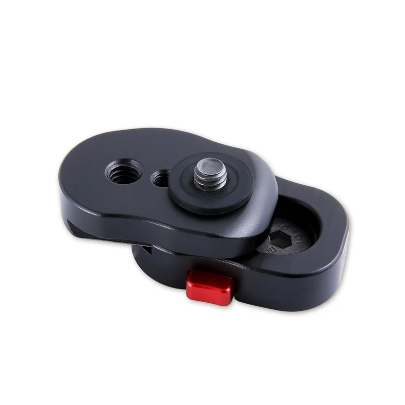 Piastra a sgancio rapido FEELWORLD per monitor da campo per 3.5 5 7 pollici Videocamera DSLR con vite 1 / 4 pollici