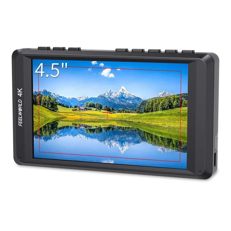 FEELWORLD FW450 4.5 monitor da campo per fotocamera DSLR piccola pollici full HD 1280x800 con 4K HDMI In Out