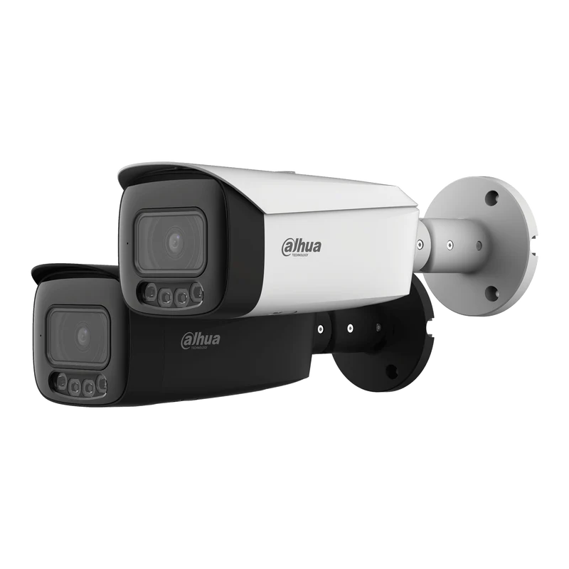 Telecamera di rete WizSense bullet a focale fissa DAHUA IPC-HFW3549T1-AS-PV da 5 MP con deterrenza attiva a colori