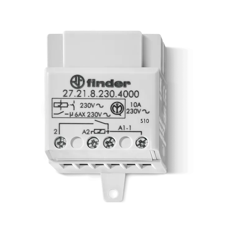 Finder relè ad impulsi elettromeccanico con circuito di bobina elettronica serie 27 27.21