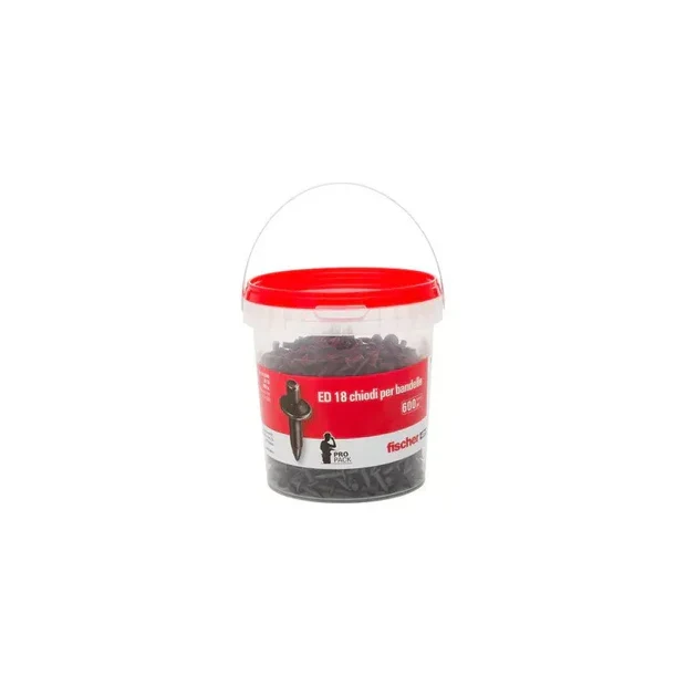 Fischer Box 600 Chiodi a Percussione ED 18 Fissaggio Calcestruzzo