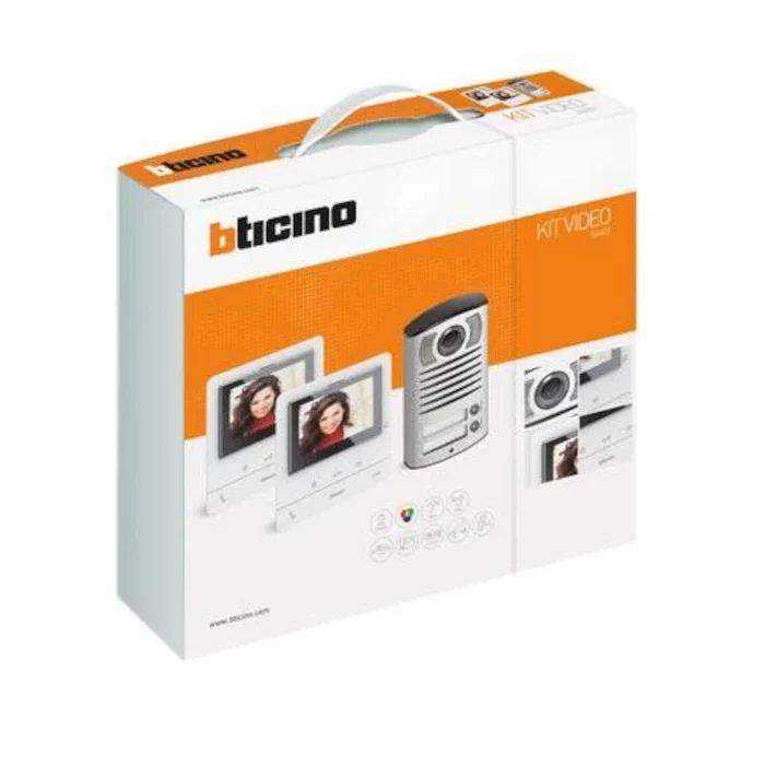 Kit Videocitofonico Bifamiliare Bticino Classe 100V16B – 364622
