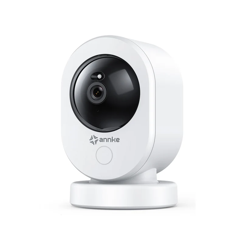 ANNKE 4K Telecamera WIFI Interno, 8MP Videocamera Sorveglianza Animali/Cane/Bambino, 360° PTZ, WiFi 2.4/5Ghz, Auto-Tracking, Rilevamento AI Persone/Pianto, Privacy, Audio Bidirezionale