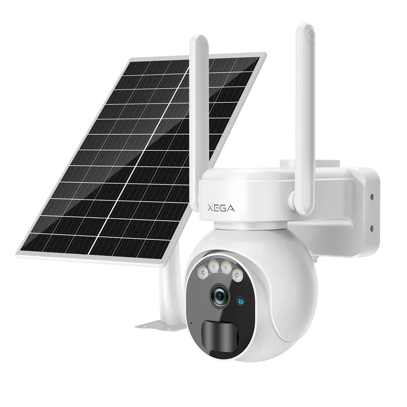 Xega XG-07 4G LTE Security Camera No WiFi With SIM Card 2K Super HD, PIR Motion Sensor, Colour Night Vision, 2 Way Talk,Smart Detection,IP66.