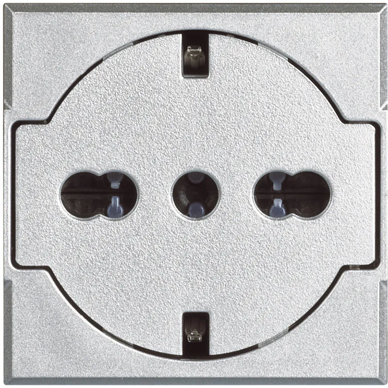 Presa Flat 2P+T 16A Standard Tedesco/Italiano Bticino Axolute Tech/Antracite/Bianco – HC/HD/HS4140/16F