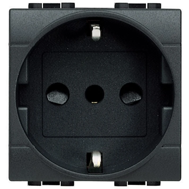Presa P30 2P+T 16A Standard Tedesco Bticino Living Light Antracite – L4140