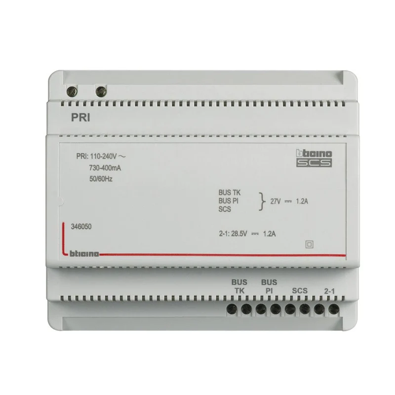 Alimentatore Bticino BUS-SCS 2 Fili per Impianti Audio e Video – 346050