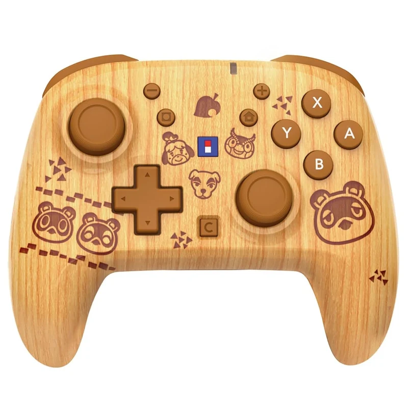 HORI - Wireless HORIPAD Turbo - Animal Crossing (Noce) Controller da Gaming Senza Fili per Nintendo Switch 2 Funziona anche con Nintendo Switch/Oled/Lite