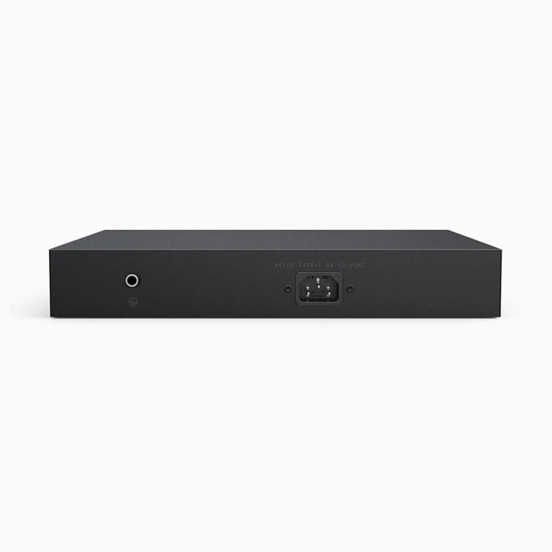 Switch Ethernet PoE a 16 Porte con Alloggiamento in Metallo, Montaggio da Tavolo o a Parete