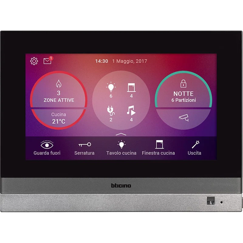 Monitor Touch Screen per Gestione MyHome Bticino – 3488