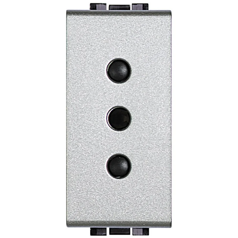 Presa 2P+T 10A Interasse 19mm Bticino Living Light Tech – NT4113