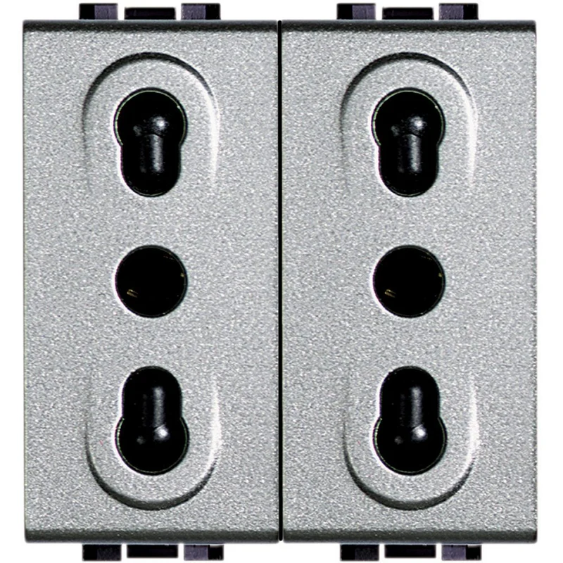Presa Duplex Bipasso 2P+T 16A Bticino Living Light Tech – NT4180/2
