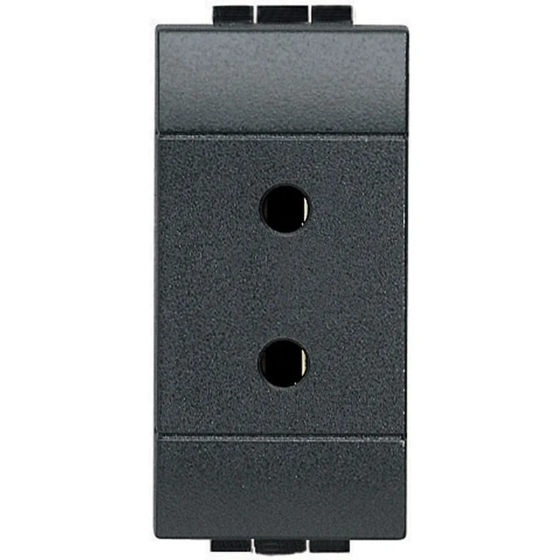 Presa Mignon 2P 6A 24V SELV Bticino Living Light Antracite – L4291