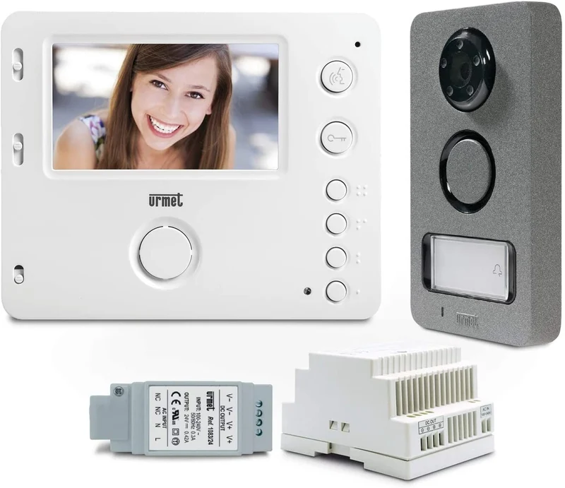 Kit Videocitofonico Monofamiliare 2 Fili Mikra Urmet – 1722/83