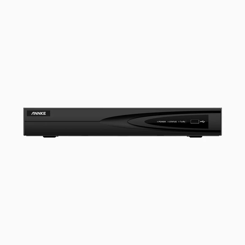 NR48 - NVR Videosorveglianza PoE 4 canali 8 MPX (4K) H.265+, rilevamento umano e veicoli, supporta ONVIF e RTSP