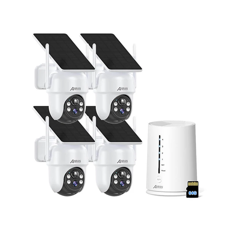 ANRAN Cam Integrated Solar Panel Battery Cameras System