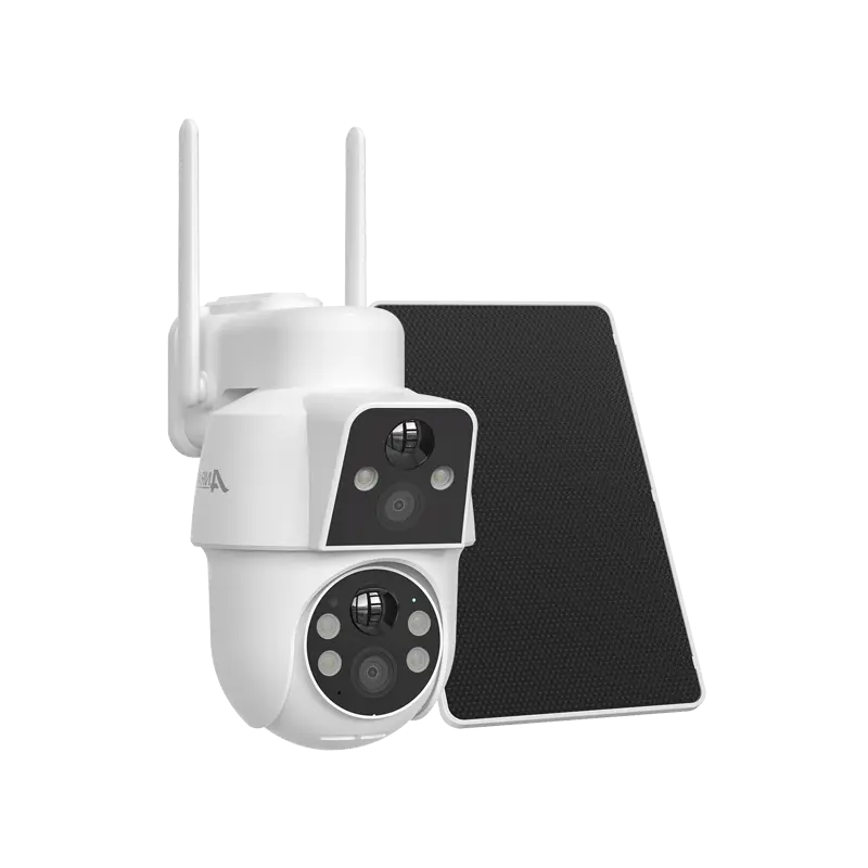 ANRAN 4MP(2MP+2MP) Dual-lens Wireless Solar Security Camera with 2-Way Talk