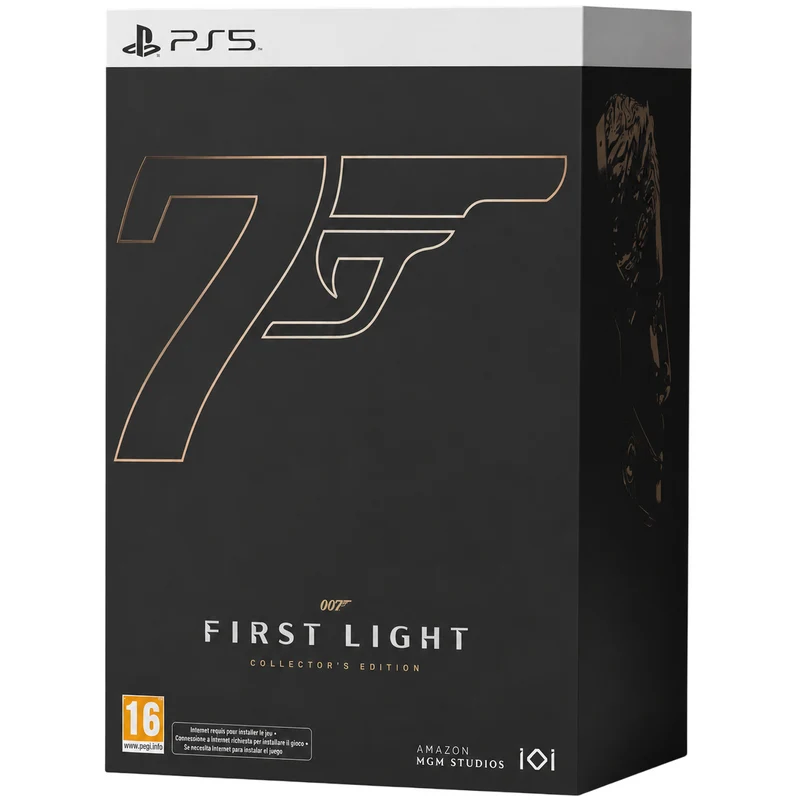007 First Light Collector's Edition Ps5 Videogioco Playstation 5 Copertina Italiana
