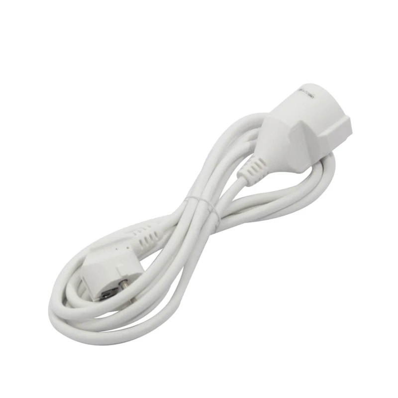 Extension lead - white - 3m (SCH)