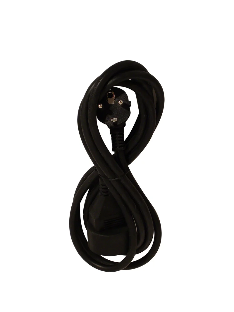 Extension cable 3 m black - FR plug