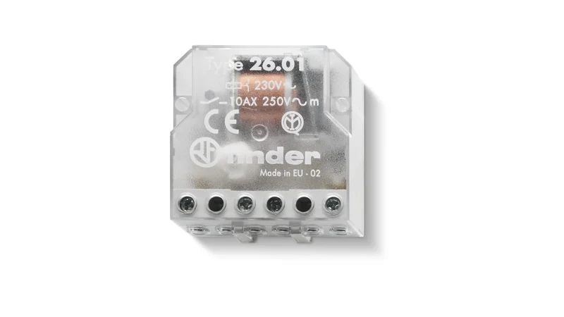 Relè ad Impulsi 12V SPST da Pannello Finder – 26.01