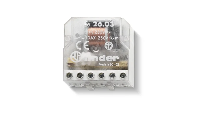 Relè ad Impulsi SPST 230V da Pannello Finder – 26.03