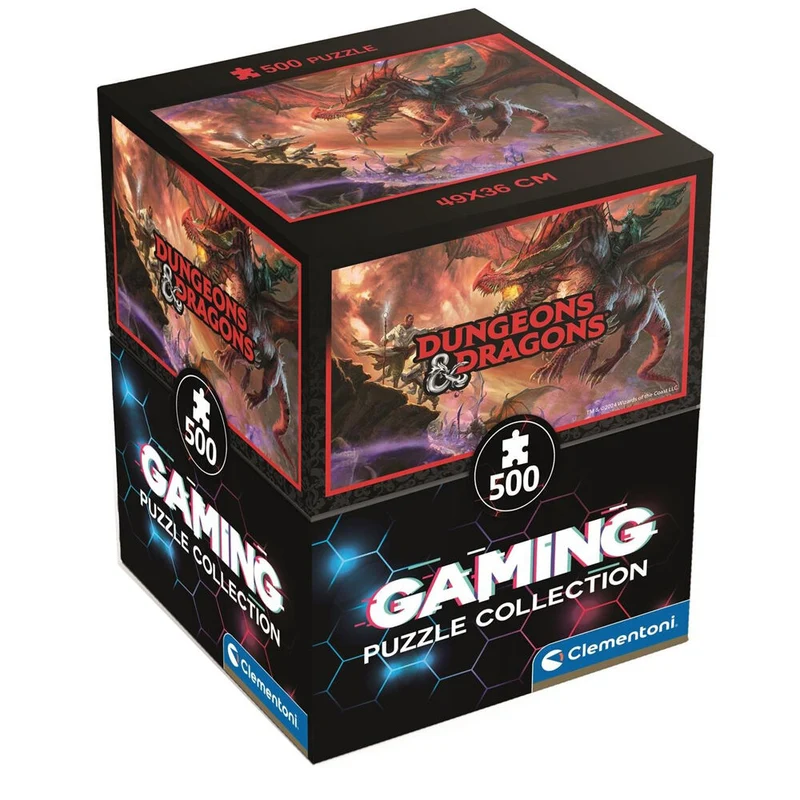 Clementoni Puzzle Dungeons and Dragons 500 Pezzi Puzzle Adulti