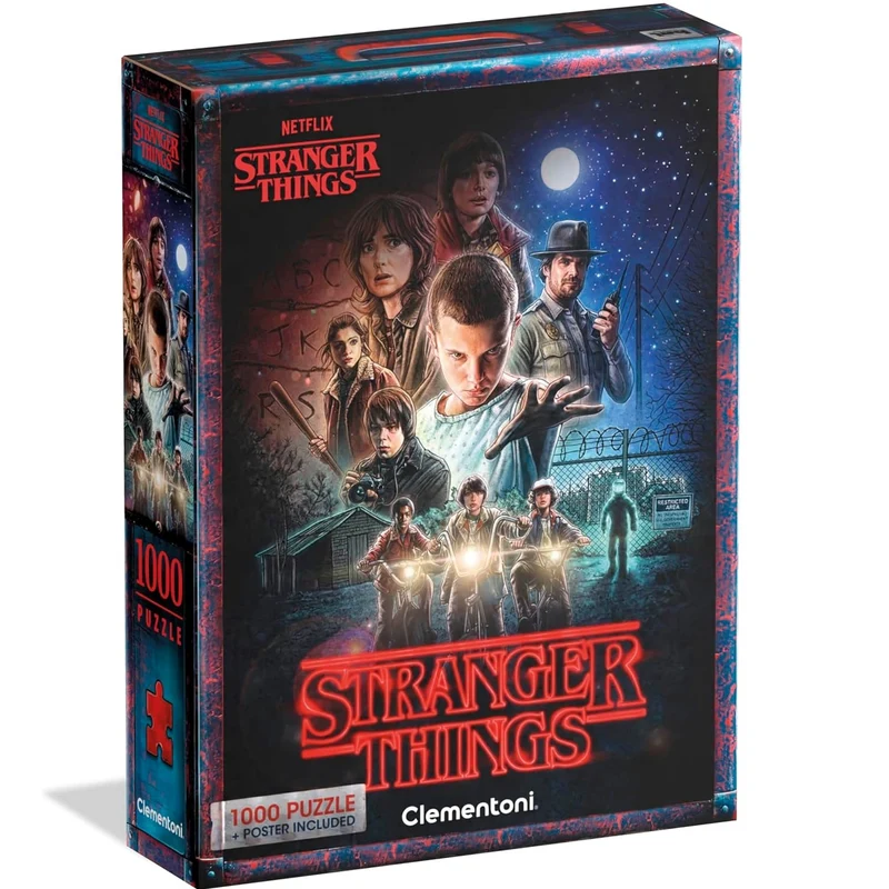 Clementoni Puzzle Stranger Things V2 1000 Pezzi Puzzle Adulti + Poster Incluso