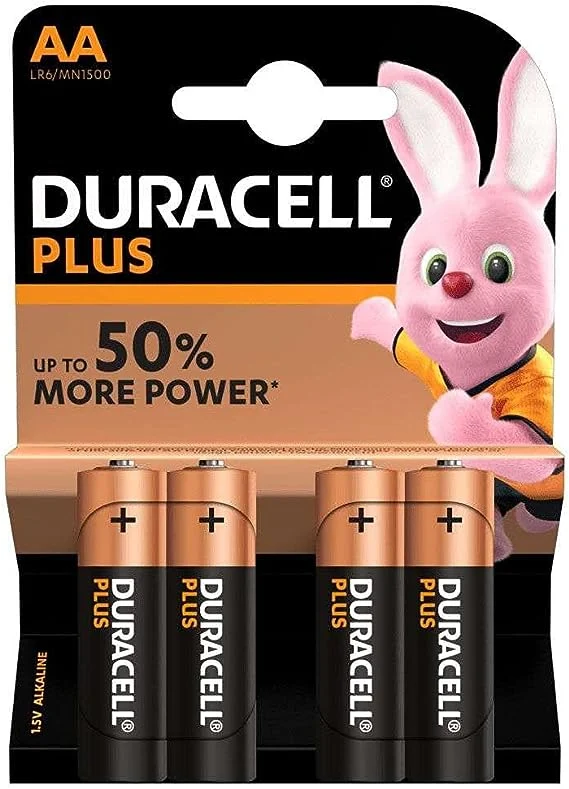 Blister 4 Batterie Stilo AA Alcaline 1,5V Duracell – MN1500