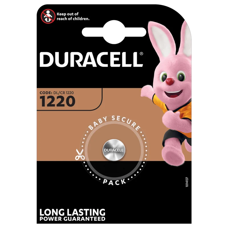 Batteria Specialistica a Bottone al Litio 3V Duracell 1220 – DL1220