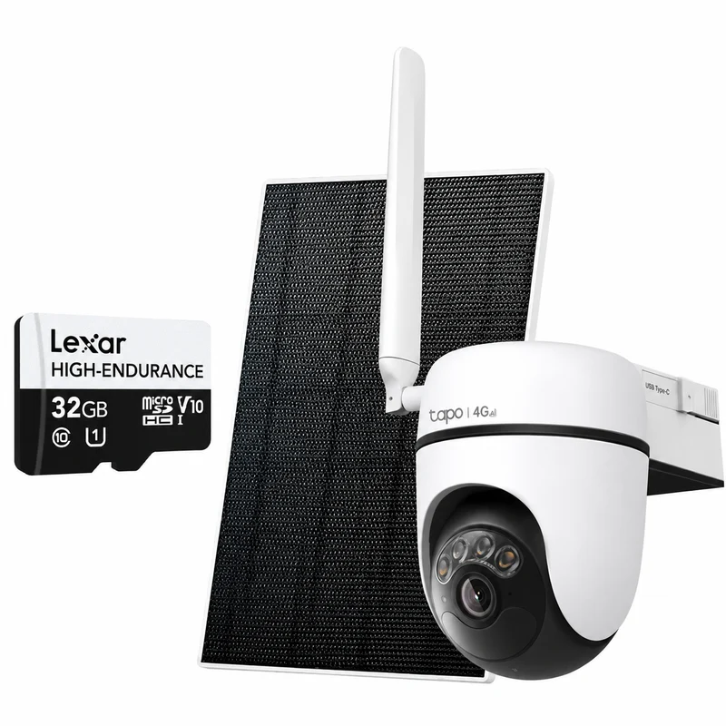 Tapo 4G LTE Security Camera Kit with Storage