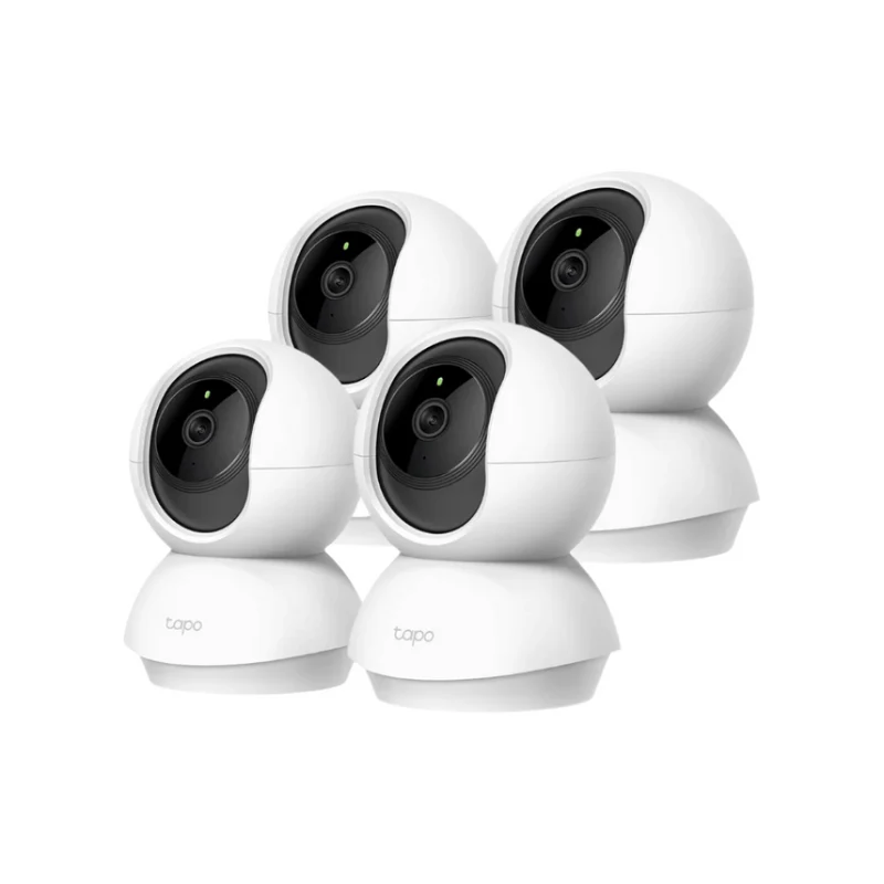 Multi-Room Security Bundle – 2K Pan/Tilt Cameras 4 Pack