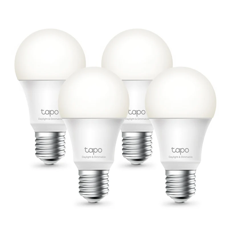 Smart Dimmable Light Bulb, 4000K, Tapo L520E(4-Pack)