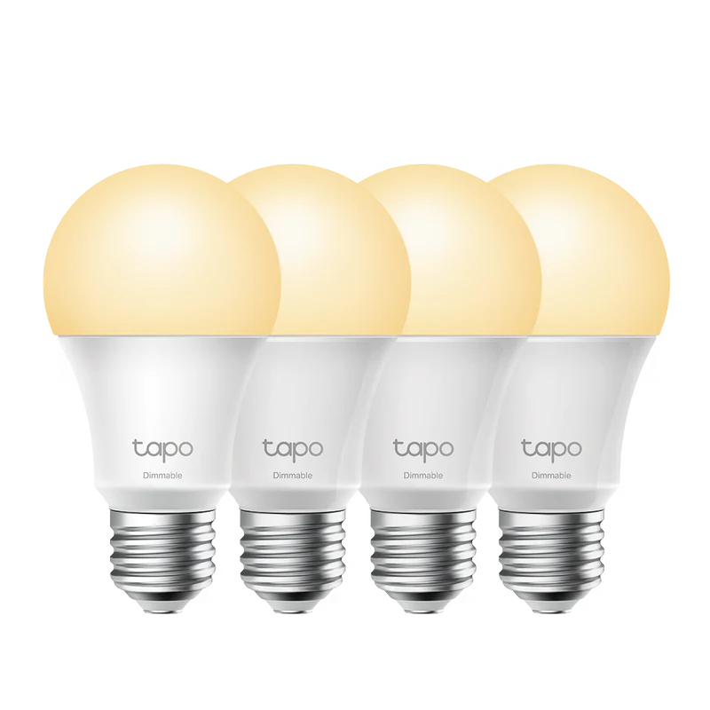 Smart Dimmable Light Bulb, 2700K, Tapo L510E(4-Pack)