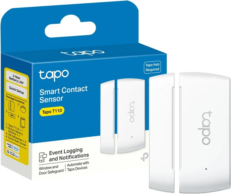 Door Sensor Mini, Hub Required, Tapo T110