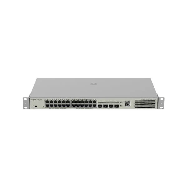 Reyee switch poe 28 porte gigabit, layer 2, cloud managed, poe budget, 370w - RG-NBS3100-24GT4SFP-P-V2