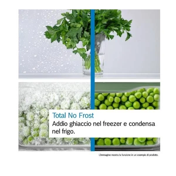 Bosch serie 4 kgn39vxct frigorifero combinato da libera installazione 203 x 60 cm acciaio anti-impronta classe c